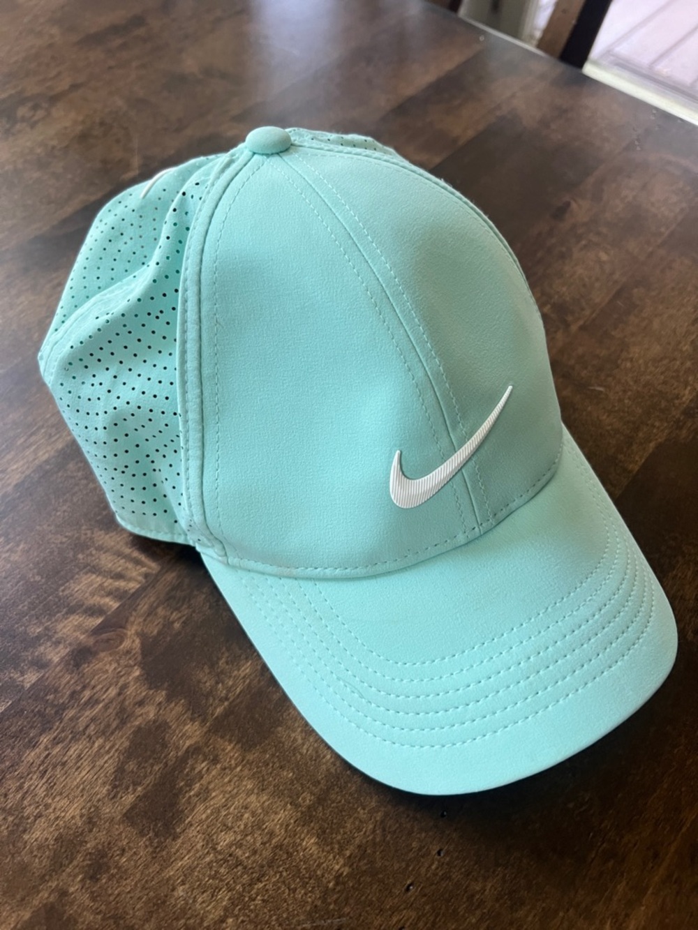 Nike Light Teal Performance Cap with White Swoosh